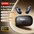 Lenovo LES-108 Bone Conduction TWS Ear Clips Earphones Wireless Bluetooth V6.0 Earbuds Sports Headphones Al Call Noise Reduction