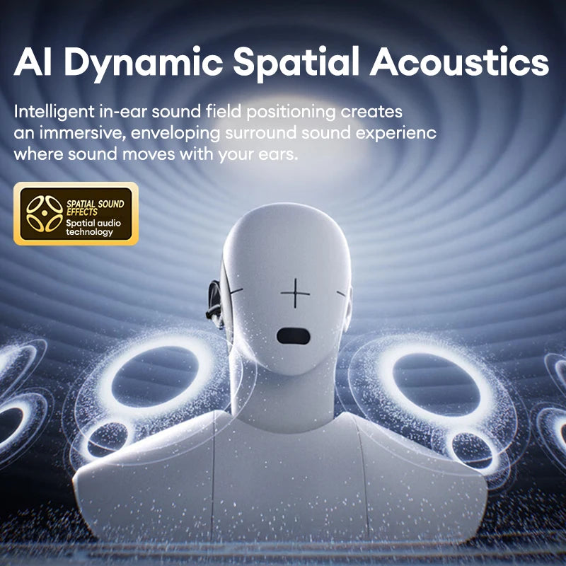 Lenovo LES-108 Bone Conduction TWS Ear Clips Earphones Wireless Bluetooth V6.0 Earbuds Sports Headphones Al Call Noise Reduction